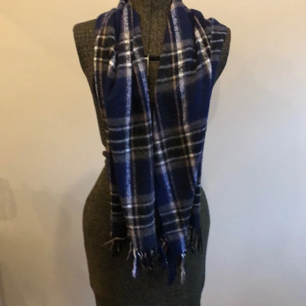 Plaid Winter scarf for a man or a woman